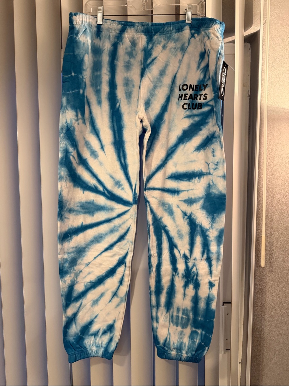 Lonely Hearts Club Blue Tie-Dye Sweatpants - XL